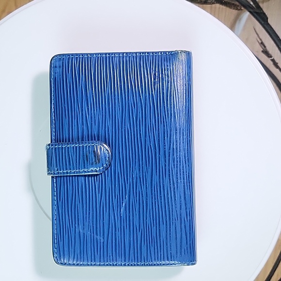 Louis Vuitton Handbags - Louis Vuitton Blue Epi Kiss Lock Wallet